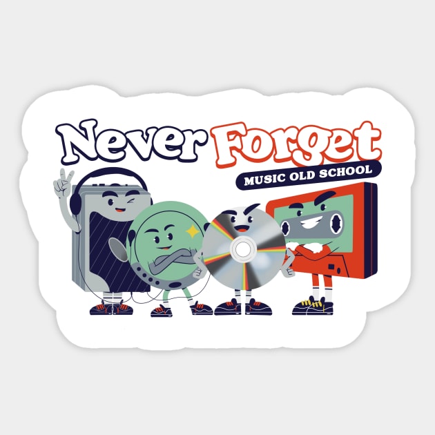 Never forget! Sticker by Sr Primmo